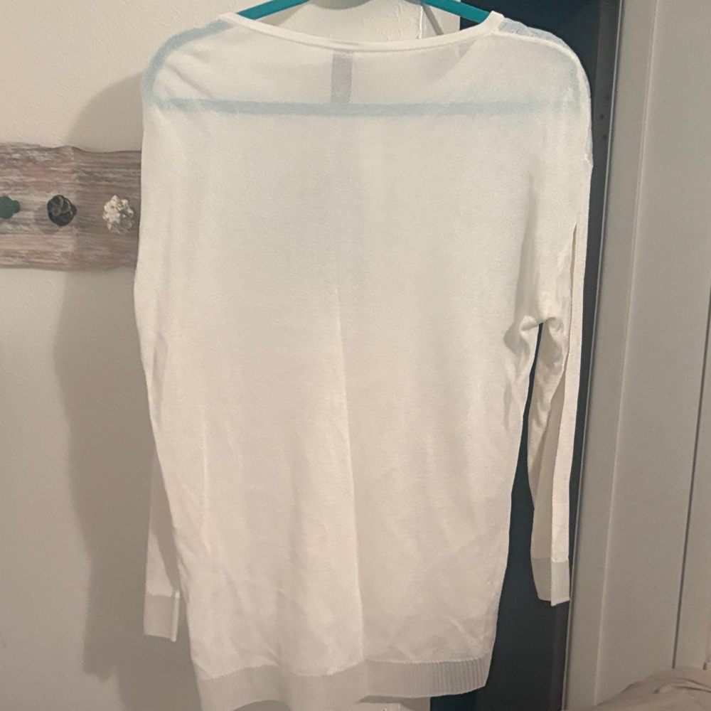 MarlaWynne White Sweater Cardigan Set - Picture 4 of 6